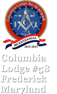 Columbia Lodge #58 Frederick, Maryland